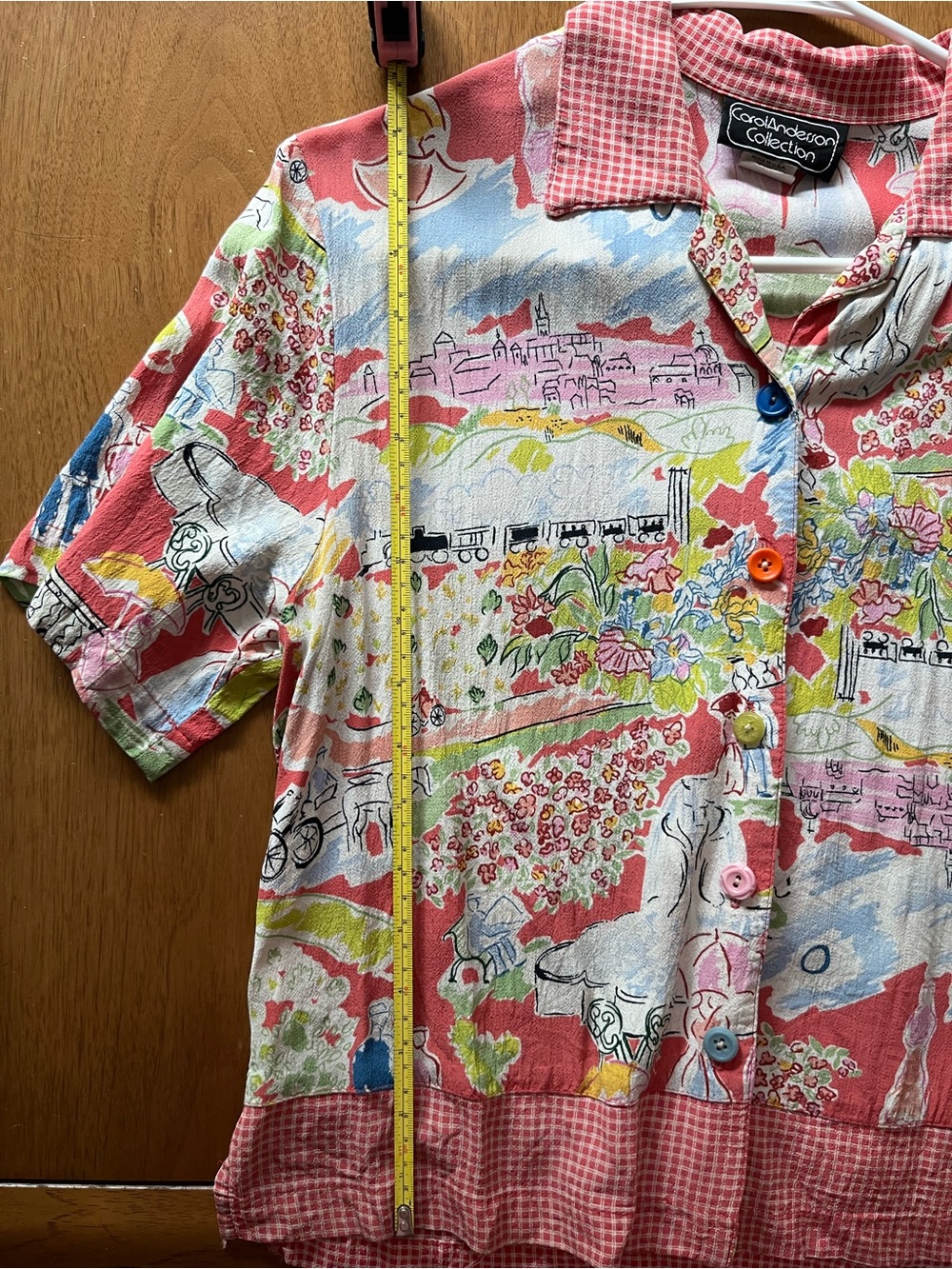 Vintage Carol Anderson Cropped Blouse - Picture 6 of 6